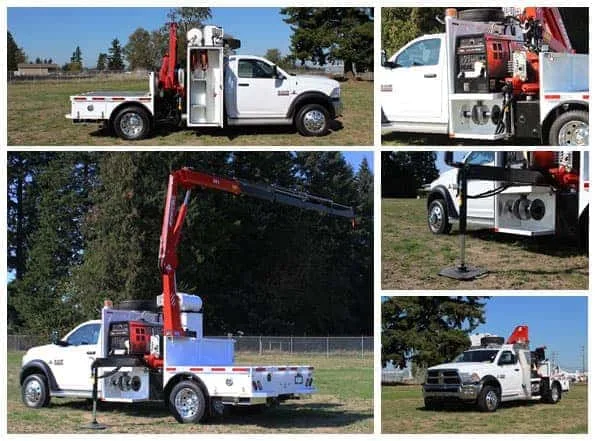 Custom work truck for Mainland Sand and Gravel