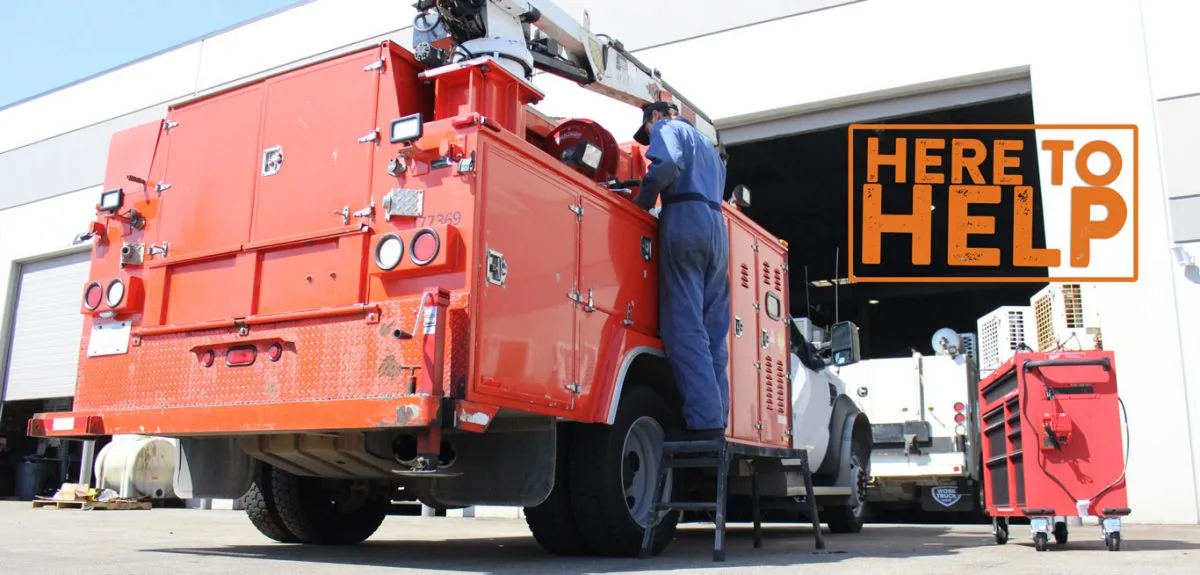work truck west here to help