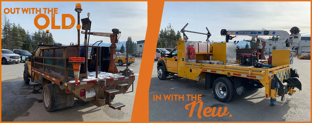road contractor truck upgrade work truck canada