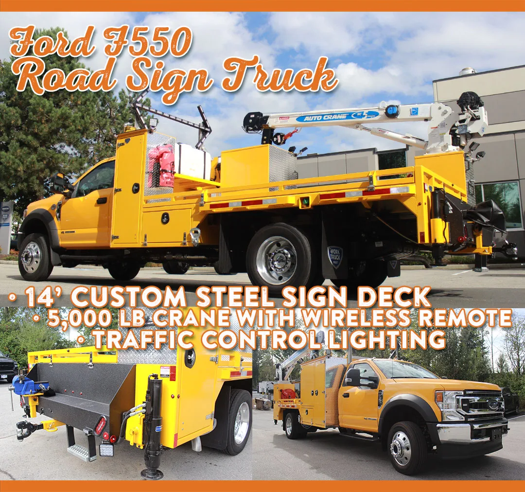 Work Truck West Top-Builds-of-2020-email-content-Yellow-Sign-Truck