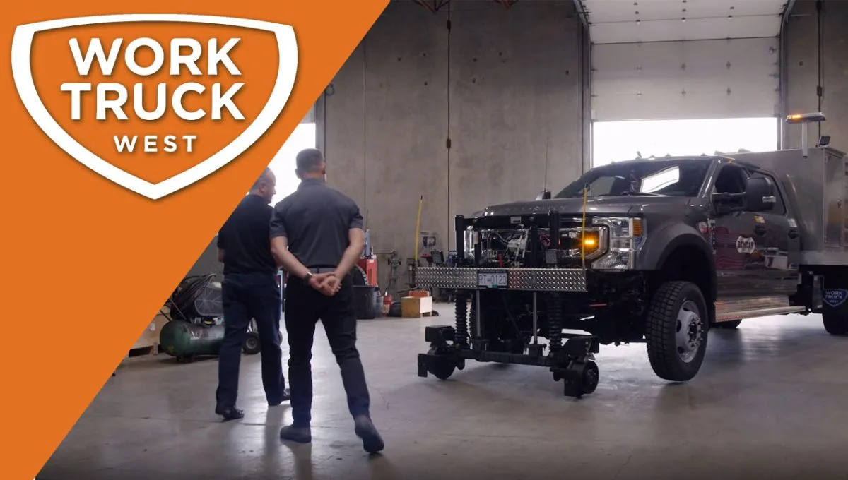 custom rail service truck